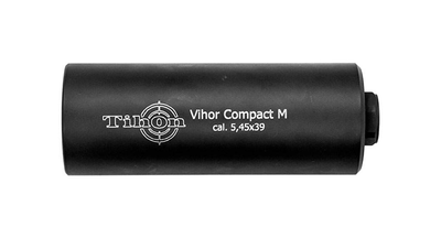 Глушник Tihon Vihor Compact M кал. 5,45 x39. Різьблення М24х1.5