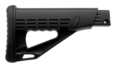 Телескопічний приклад DLG Tactical TBS Solid (DLG-083) для помпових рушниць Remington, Mossberg, Maverick (чорний)