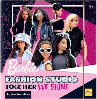 Zestaw kreatywny Lisciani Barbie Sketch Book Together We Shine (9788833512808)