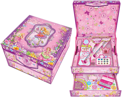 Zestaw kreatywny Pulio Pecoware Fairies w pudełku z szufladami (5907543775394)