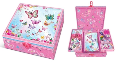 Zestaw kreatywny Pulio Pecoware Butterflies w pudełku z półkami (5907543779552)