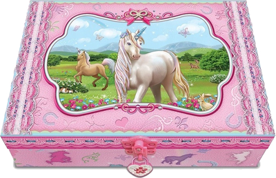 Zestaw kreatywny Pulio Pecoware Unicorns w pudełku z pamiętnikiem (5907543778227)