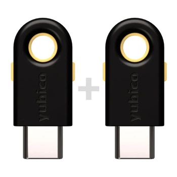 Аппаратные ключи Yubico Yubikey 5C USB Type-C набор из 2шт (683068-2)