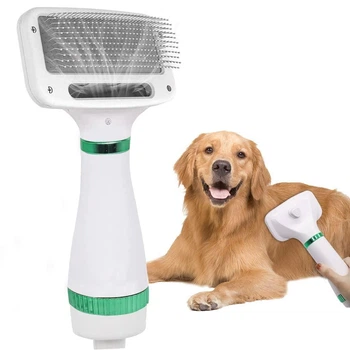 Фен-гребінець для шерсті собак і кішок Pet Grooming Dryer 2в1