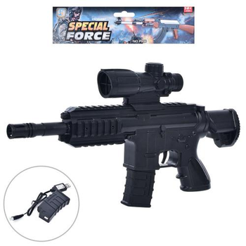 Автомат стріляє водяними та пластиковими кул Star Toys Factor Co (KM01-1) Чорний