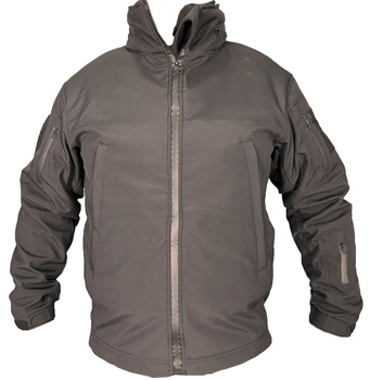 Куртка Soft Shell с флис кофтой черная Pancer Protection 48