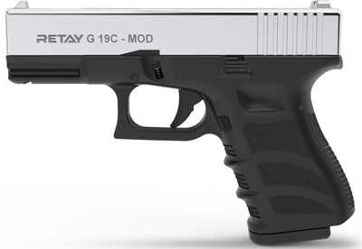 Стартовий пістолет Retay G19C Nickel