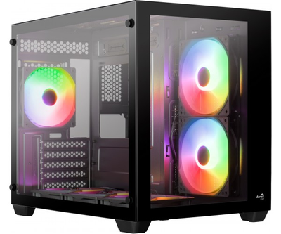 Корпус AeroCool Dryft Mini-G-BK-v2 (ACCS-ES02163.11) Black без БЖ