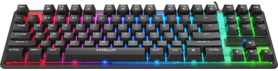 Клавіатура Krux Solar TKL RGB (KRX0114)