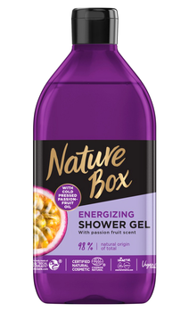 Żel pod prysznic Nature Box Marakuja Oil energetyzujący z olejem z marakui 385 ml (9000101250008)