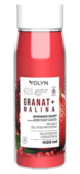 Żel pod prysznic Yolyn Shower Shot Granat + Malina 400 ml (5901785008579)