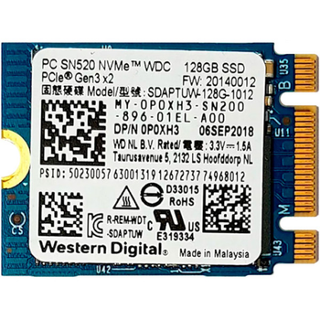 SSD накопитель Western Digital 128GB M.2 PCIe NVMe (SSS0S57320)