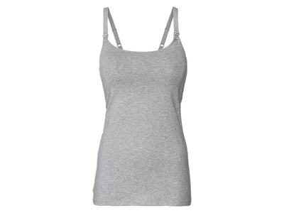 Майка для кормящих мам с вшитым топом для женщины Esmara LYCRA® 426908_480040 L Серый