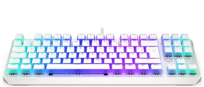 Клавіатура дротова Endorfy Thock TKL Pudding DE Kailh Brown USB Onyx White (EY5D012)