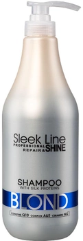 Шампунь Stapiz Sleek Line Blond для волосся блонд забезпечуючий платиновий відтінок 1000 мл (5904277710479)