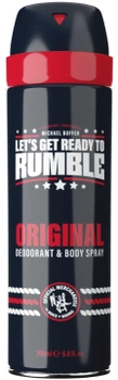 Дезодорант для тіла Rumble Men Original спрей 200 мл (5060648120244)