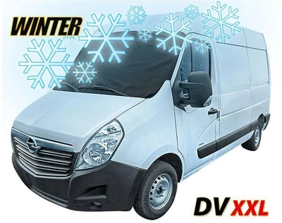 Защитная накидная на лобовое стекло автомобиля от снега и мороза Kegel-Blazusiak Winter Delivery Van размер XXL 110х185 см (5-3313-246-4010)