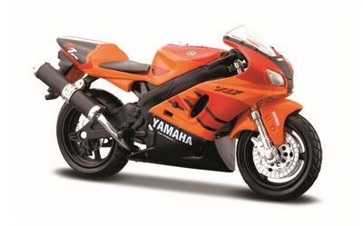 Металева модель мотоцикла Maisto Motorcycles Yamaha YZF-R7 з підставкою 1:18 (5907543775561)