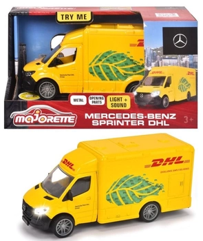 Metalowy model samochodu Majorette Mercedes-Benz DHL 1:43 (3467452068144)