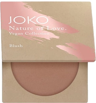 Róż do policzków Joko Nature of Love Vegan Collection Blush wegański 02 4g (5903216601601)