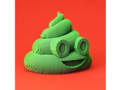 Картонний 3D пазл Какашка, Cartonic, 120 ел.