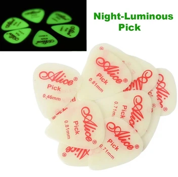 Набор люминесцентных медиаторов Alice Luminous Nylon Guitar Picks (12 шт)