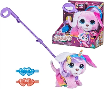 Интерактивная игрушка Гламурный питомец щенок на поводке FurReal Glamalots Interactive Pet Hasbro (F1544)