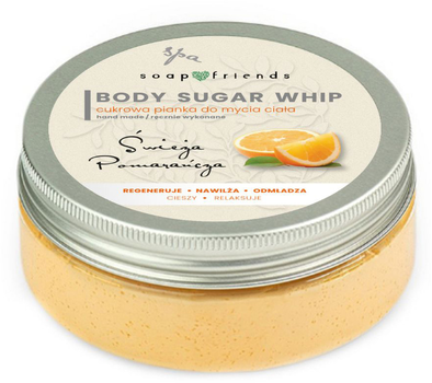 Пінка для душу Soap&Friends Body Sugar Whip свіжий апельсин 200 г (5903031203615)