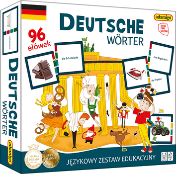 Настільна гра Adamigo Deutsche worter Набір для вивчення мови (5902410007639)