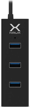 Активний хаб Krux з чотирма роз'ємами USB 3.0 (KRX0050)