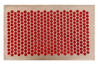 Массажный коврик (аппликатор Кузнецова) Lounge Maxi 80*50 см Красный
