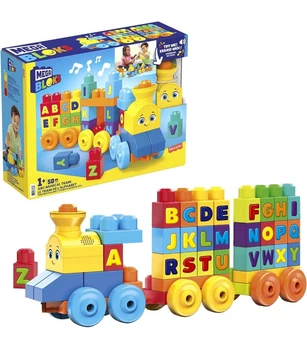 Конструктор Mega Blocks Музыкальный паровозик с буквами