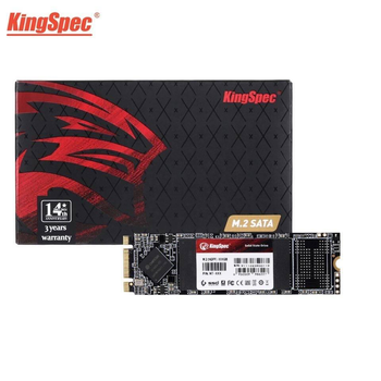 Жесткий диск KingSpec 256GB M.2 SATA, накопитель SSD KingSpec 256GB(NT-256 2280)