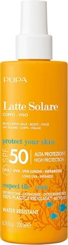 Сонцезахисне молочко для обличчя та тіла - Pupa Sunscreen Milk High Protection SPF 50 200ml (1095006-1455811-2)