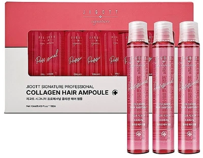 Ампула для волос с коллагеном - Jigott Signature Professional Collagen Hair Ampoule 13ml (1244867-191432)