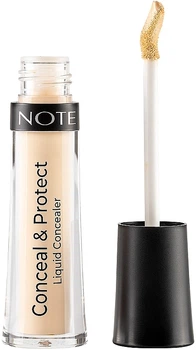 Жидкий консиллер для лица - Note Conceal & Protect Liquid Concealer 01 - Light Sand (4.5ml) (1128559-1505047-2)