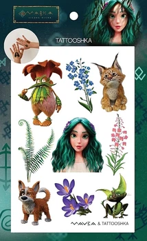 Временное тату "Волшебный мир Мавки" - Tattooshka Временное тату "Волшебный мир Мавки" (1шт) (1050954-0-2)