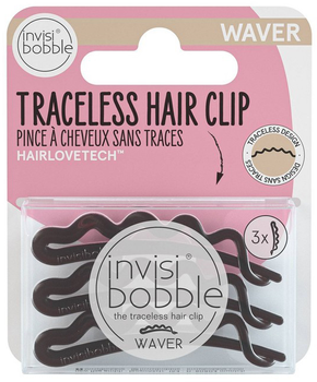 Spinka do włosów InvisiBobble Waver Pretty Dark Hair 3 szt (4260285389702)