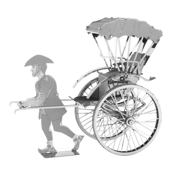 Металлический 3D конструктор "Рикша", Metal Earth, MMS120