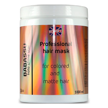 Маска Ronney Babassu Holo Shine Star Professional Hair Mask для фарбованого і тьмяного волосся енергетична 1000 мл (5060589156890)