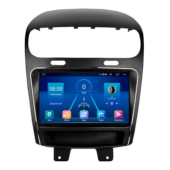 Штатна магнітола Lesko для Dodge Journey I Рестайлінг 2011-2020 екран 9" 4/32Gb 4G Wi-Fi GPS Top Додж Джорні