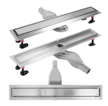Трап для душу Rea Neox 90 Superflow brushed steel 2в1 REA-G2708