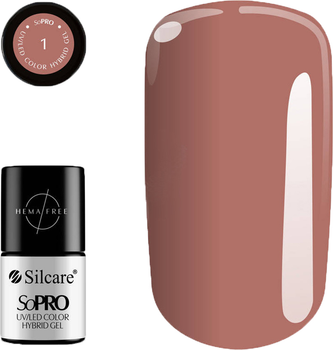 Гель-лак для нігтів Silcare SoPro Hybrid Gel 001 7 г (5902560546927)