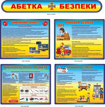 Куточок безпеки у клас 4000х1050 мм Д-9050