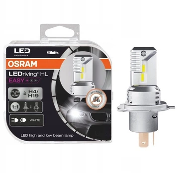 Комплект светодиодных ламп Osram H4/H19 LEDriving HL EASY H4/H19 64193DWESY-HCB 6500K 19W 12V LED Osram (02104)