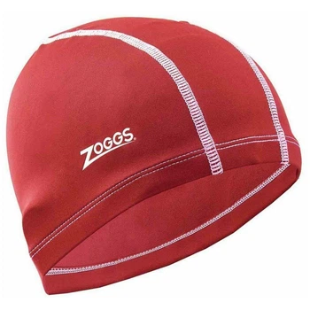 Шапочка взрослая для бассейна Zoggs Nylon-Spandex Cap Красный
