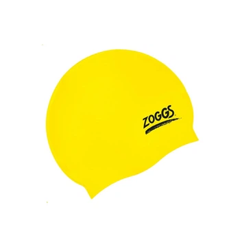 Шапочка взрослая для бассейна Zoggs Silicone Cap Желтый