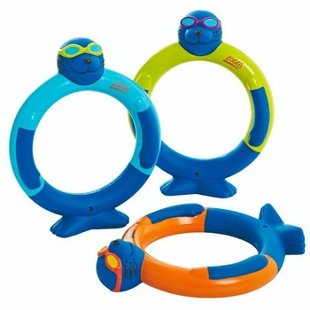 Кільця для дайвінгу Zoggs Zoggy Dive Rings 3 шт тренувальні для плавання (302266)