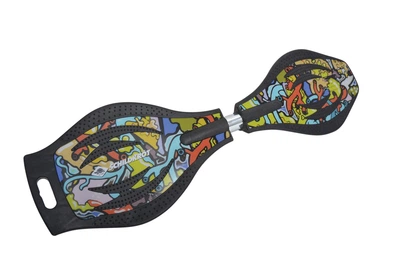 Вейвборд Schildkröt Waveboard Good Vibes Graffiti черный, мультиколор Унисекс Max:80 кг