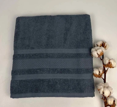 Рушник Philippus Collesium Cotton 70х140 Melissa Антрацит(ЕA055)